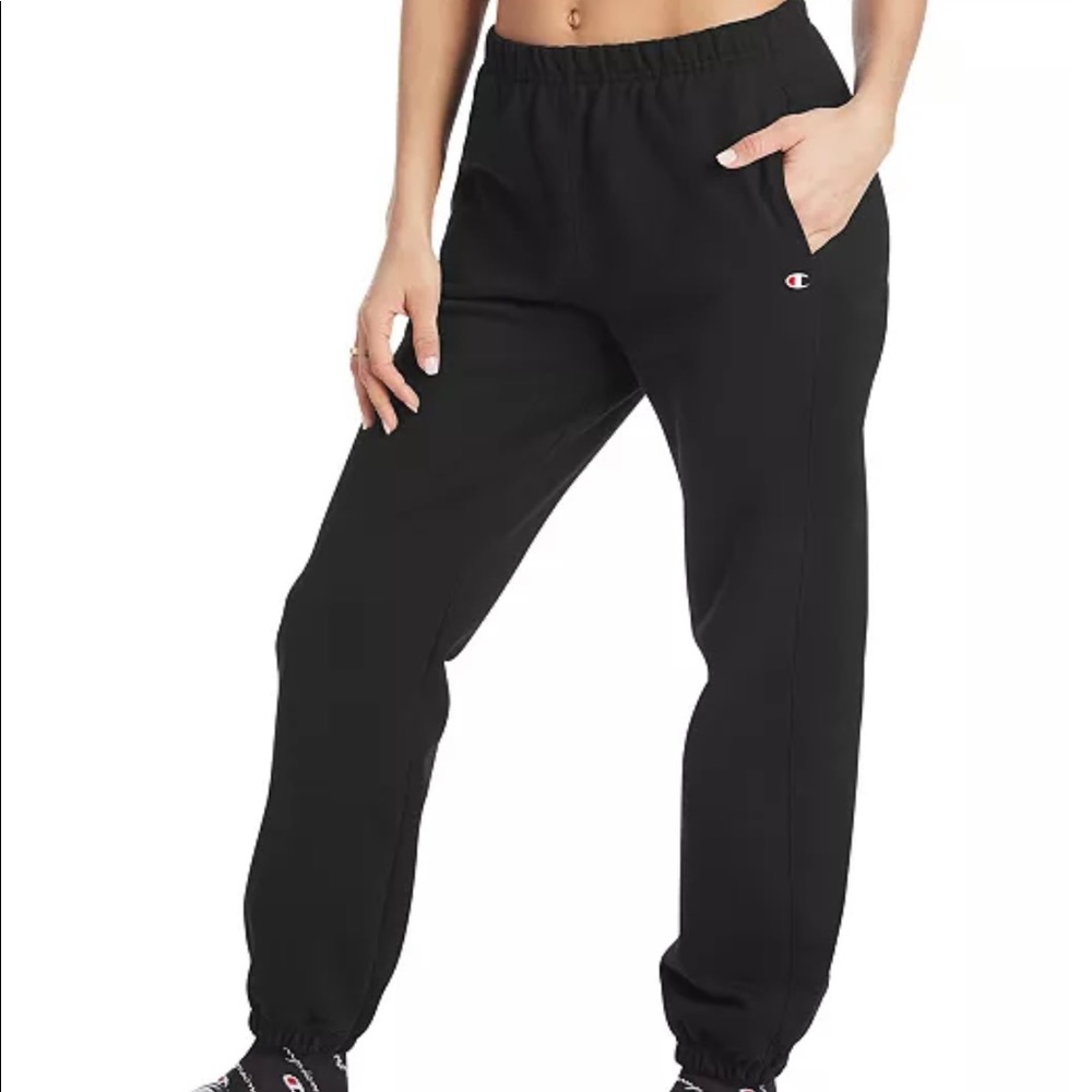 Champion sweatpants joggers black